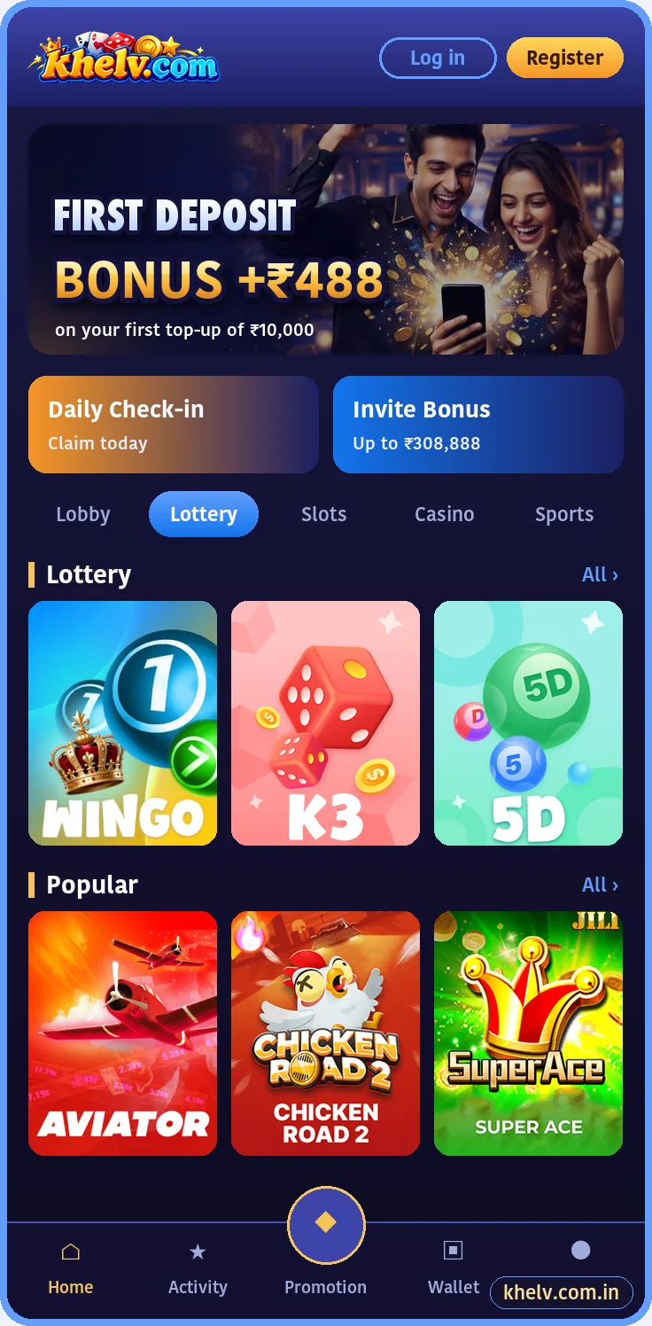 Khelv official gaming dashboard